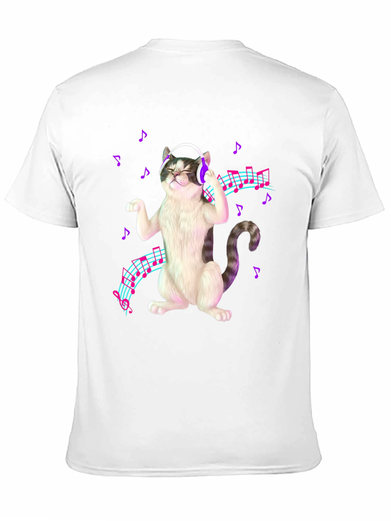 Dancing Cat T-Shirt - Music Lover Tee