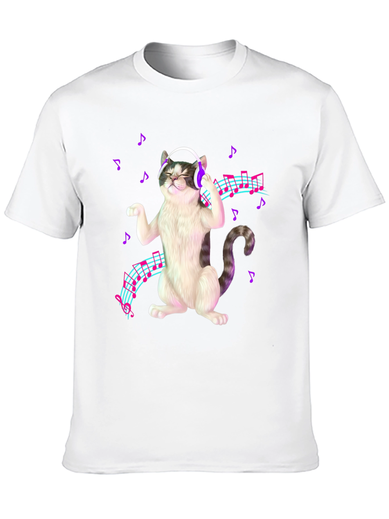 Dancing Cat T-Shirt - Music Lover Tee