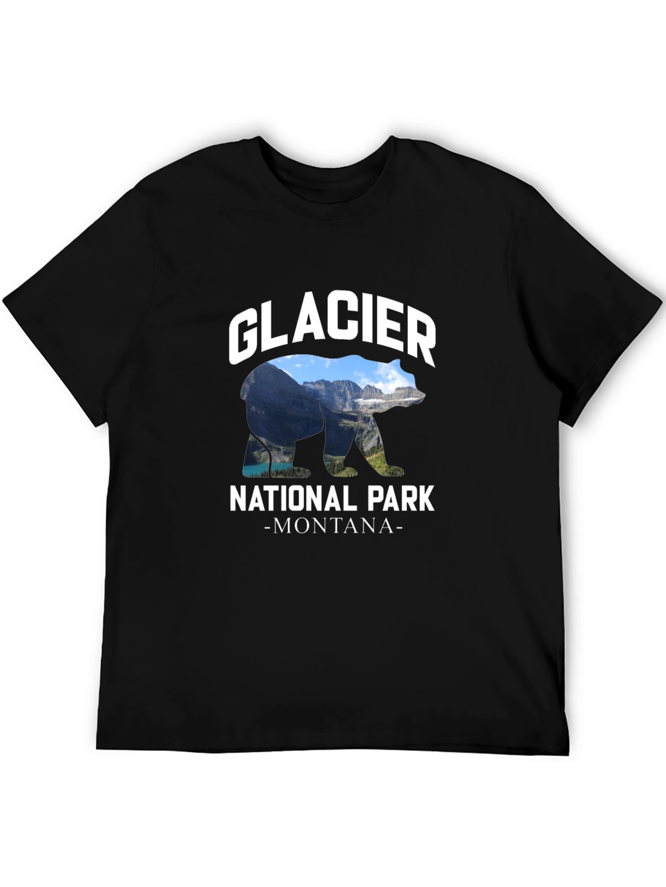 Glacier National Park Bear Graphic T-Shirt