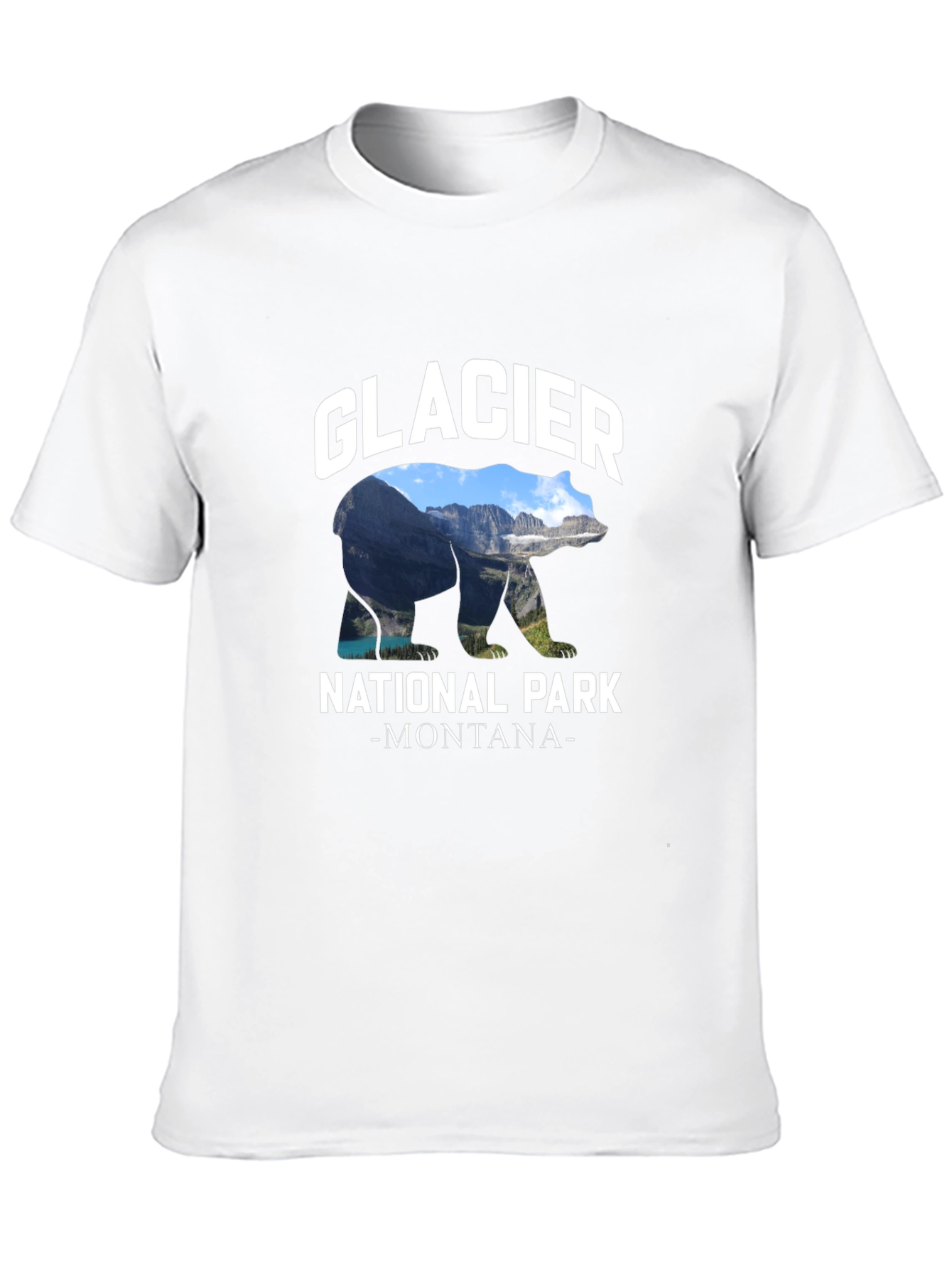 Glacier National Park Bear Graphic T-Shirt