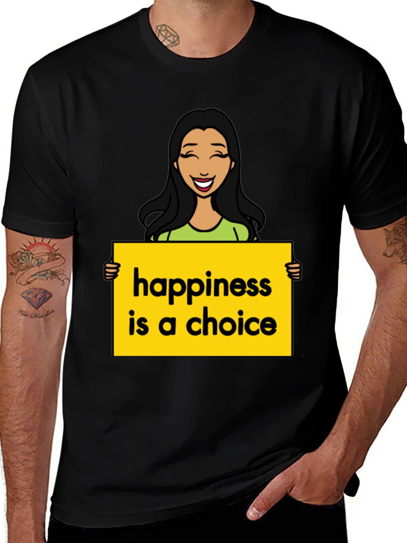 Happiness Choice Graphic Tee