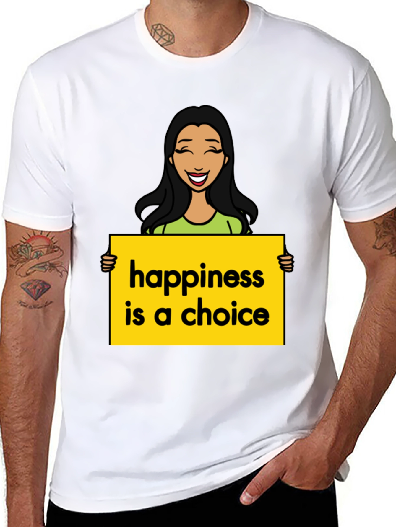 Happiness Choice Graphic Tee