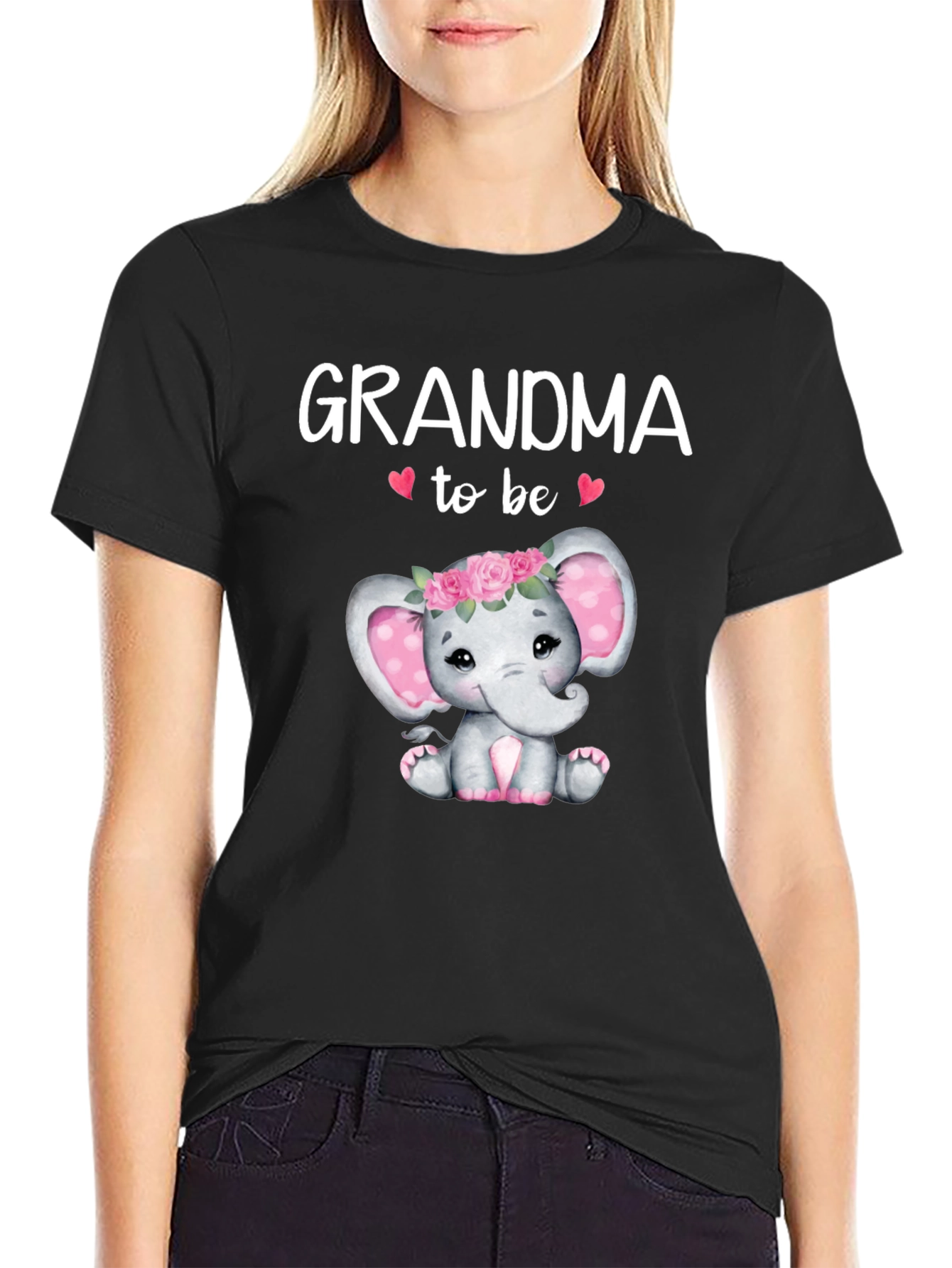 Grandma To Be Elephant Baby Shower T-Shirt
