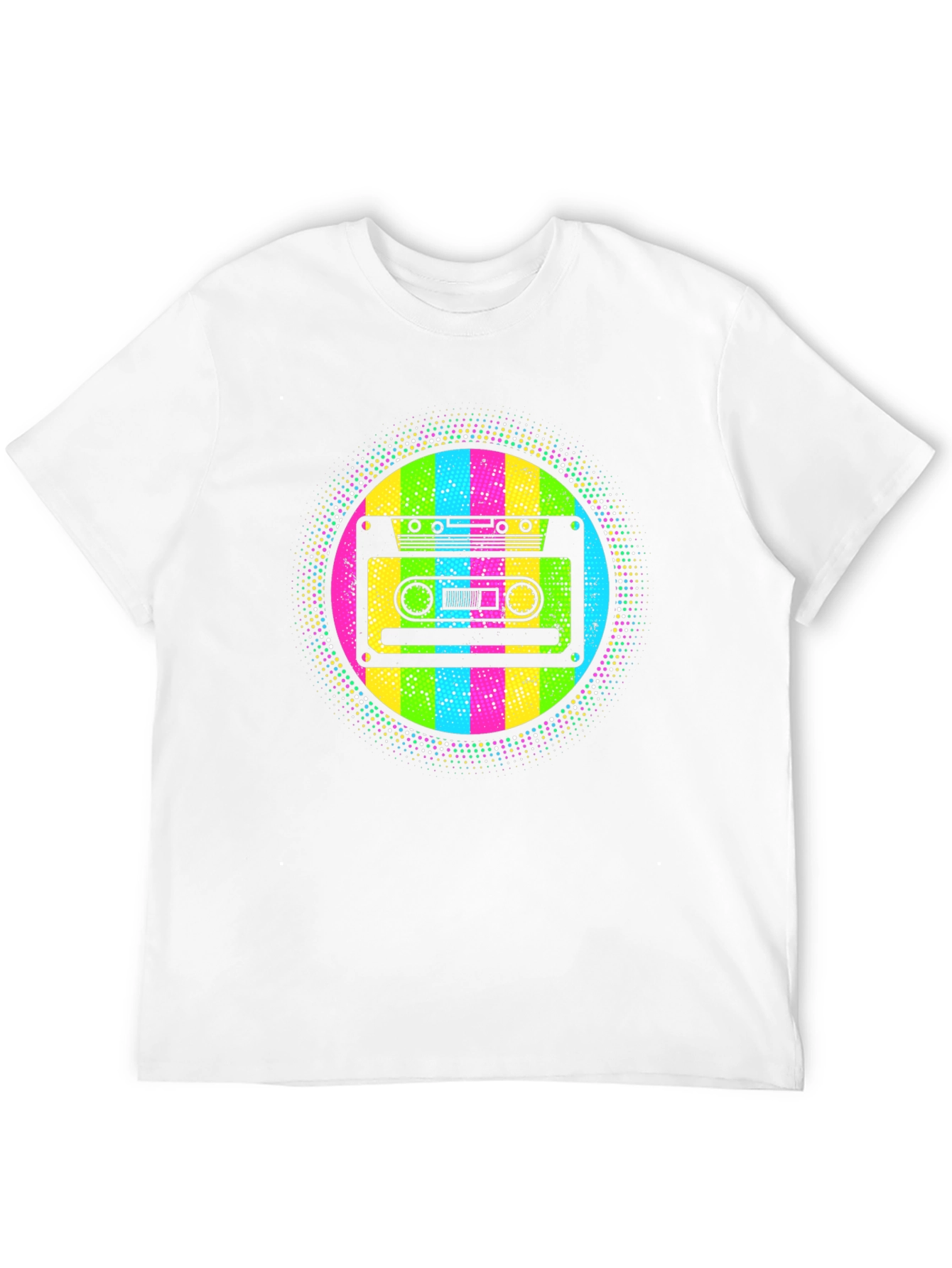 Retro Cassette Tape T-Shirt - 80s Throwback Style