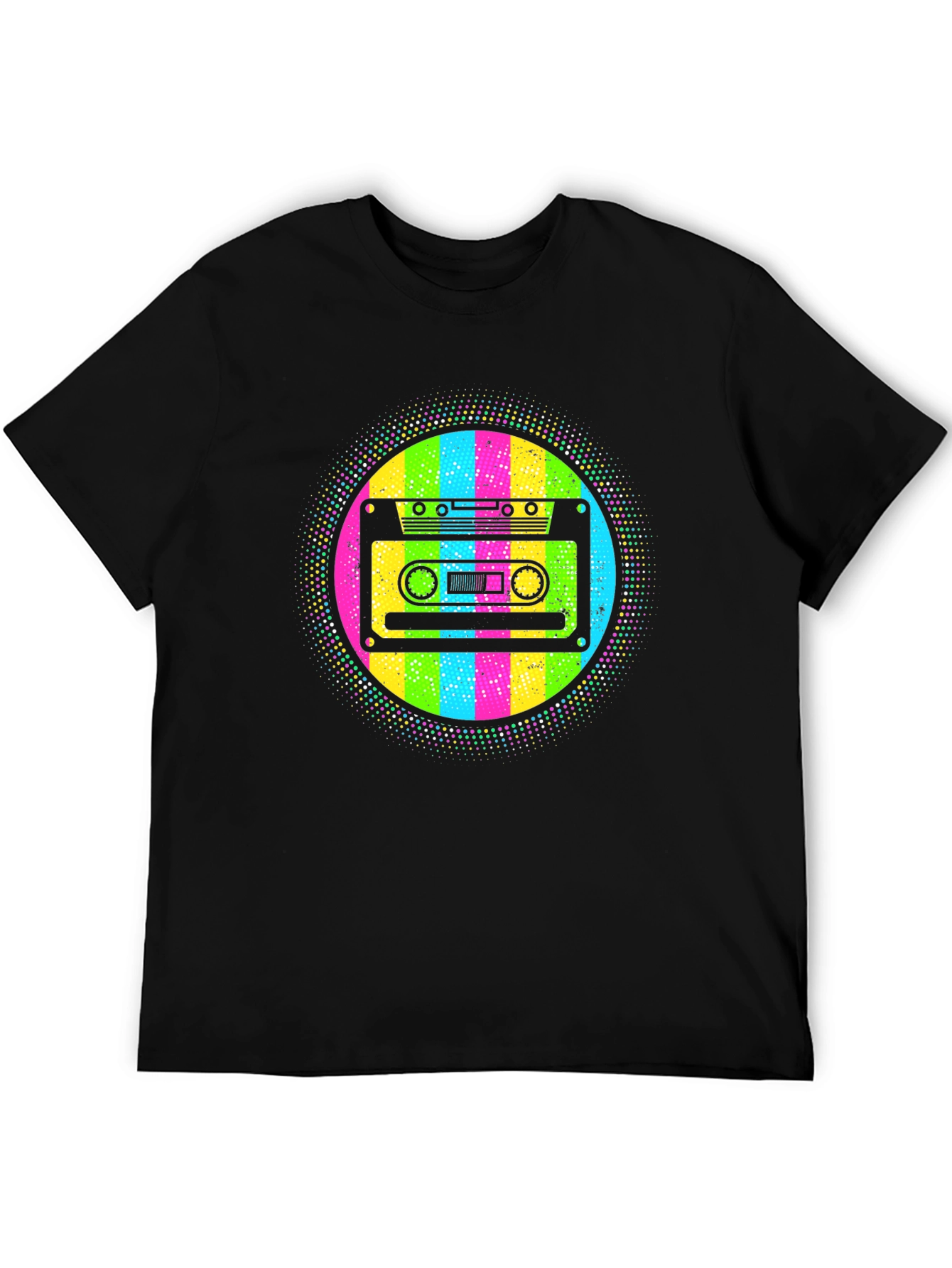 Retro Cassette Tape T-Shirt - 80s Throwback Style