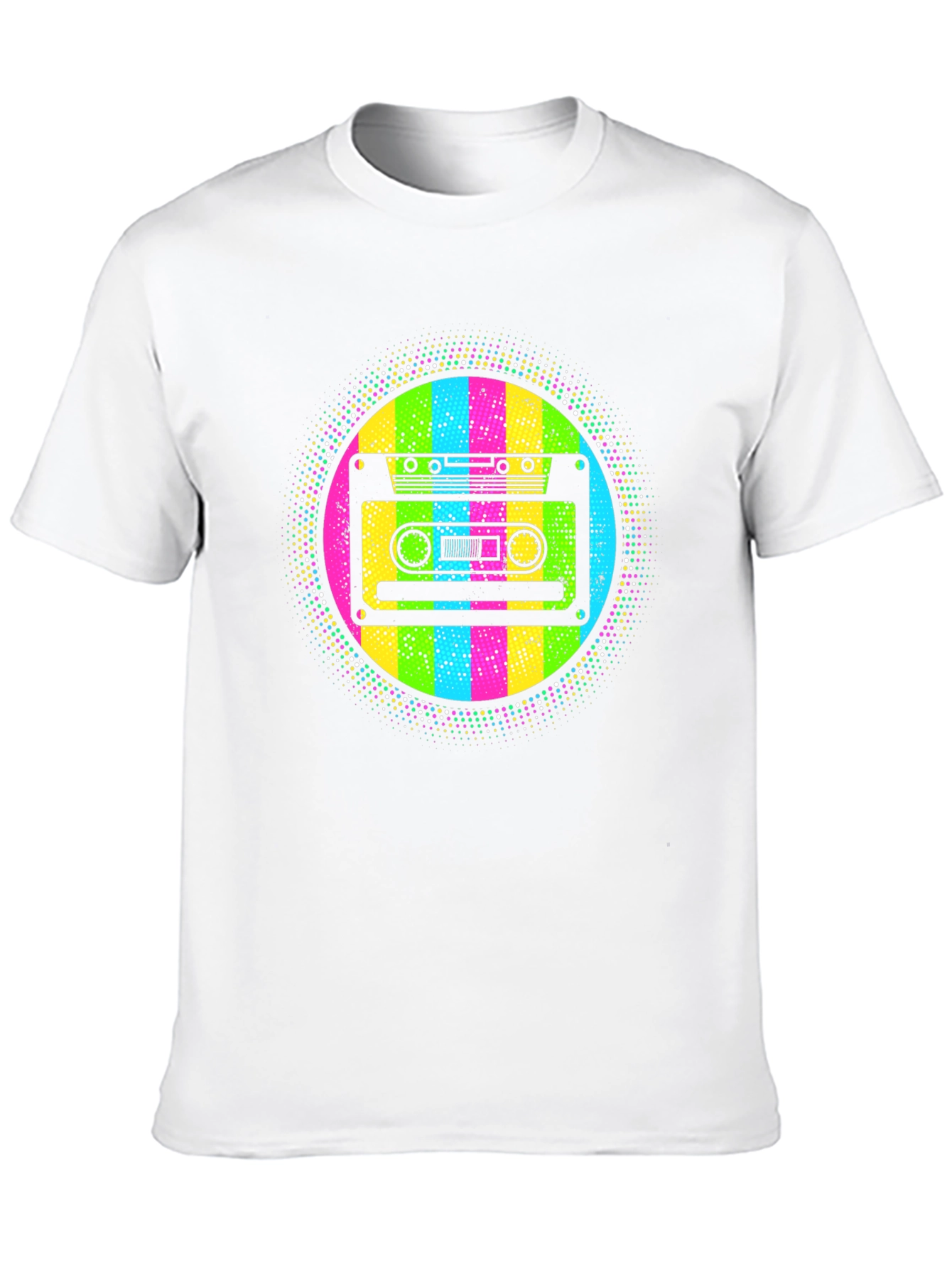 Retro Cassette Tape T-Shirt - 80s Throwback Style