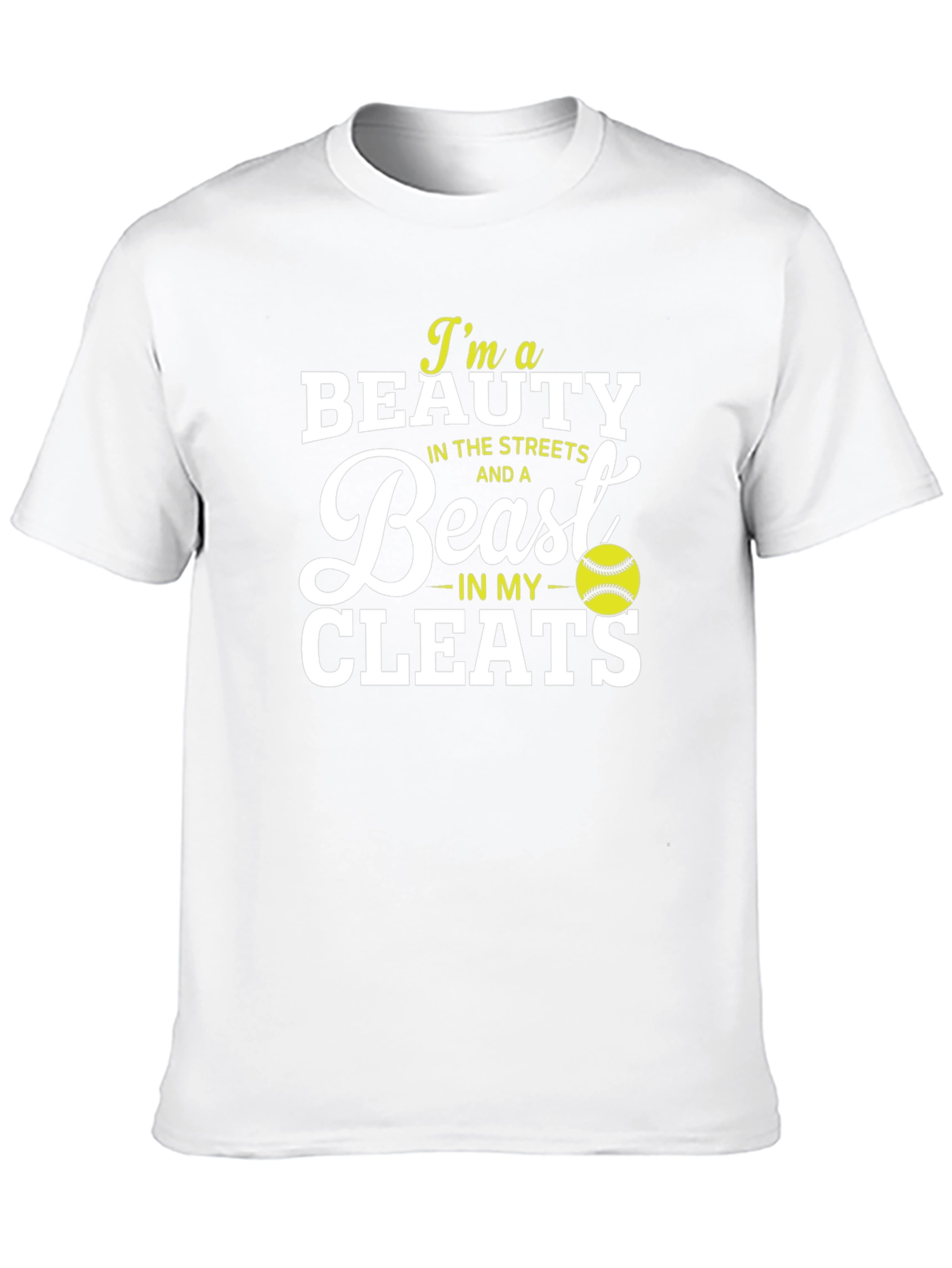 Beauty & Beast Softball T-Shirt