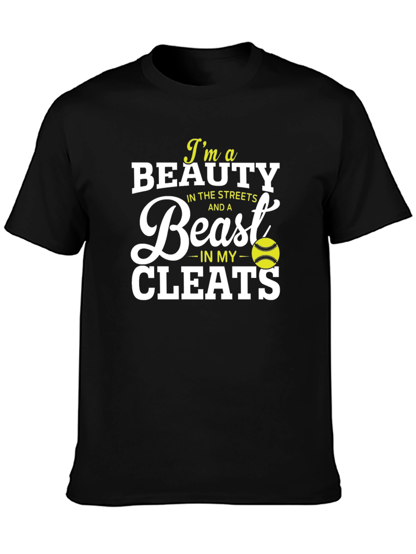 Beauty & Beast Softball T-Shirt