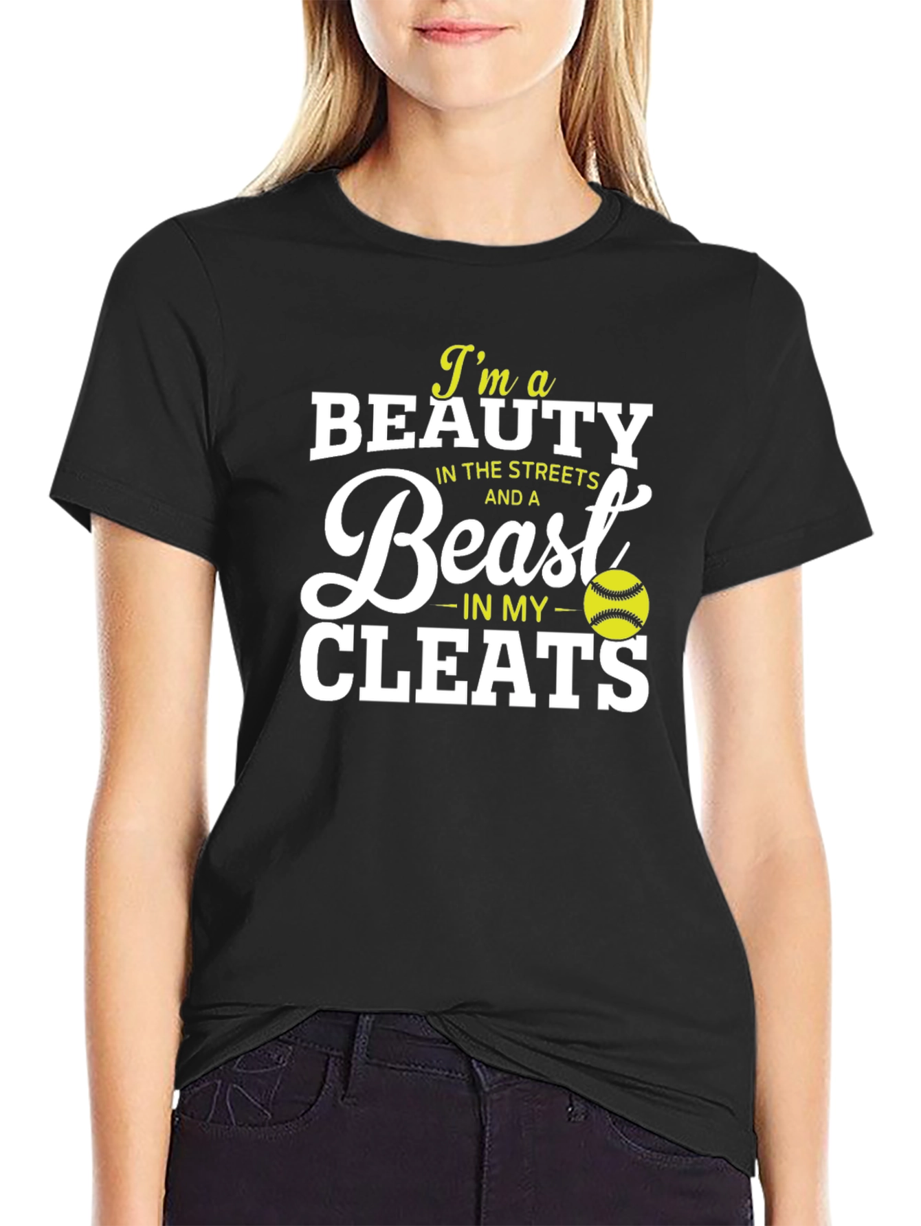 Beauty & Beast Softball T-Shirt