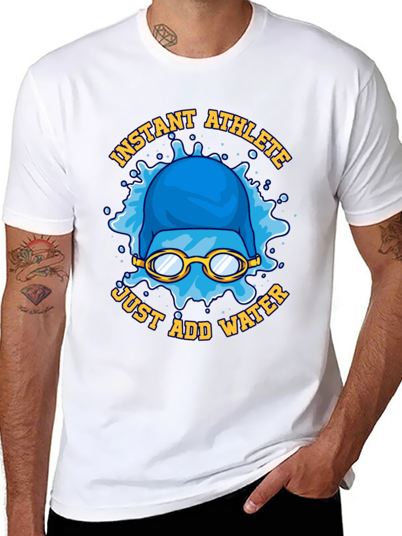 Instant Athlete: Just Add Water Graphic T-Shirt