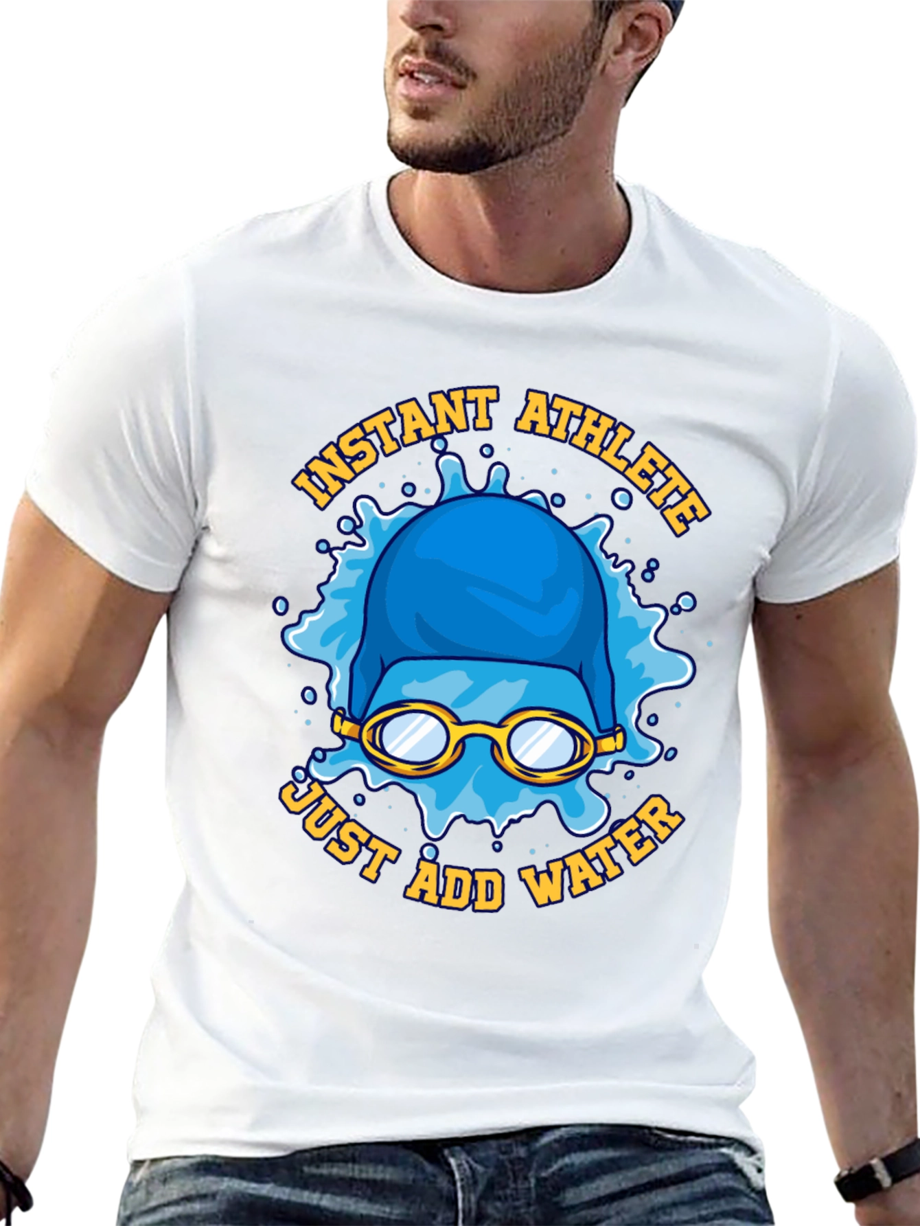 Instant Athlete: Just Add Water Graphic T-Shirt