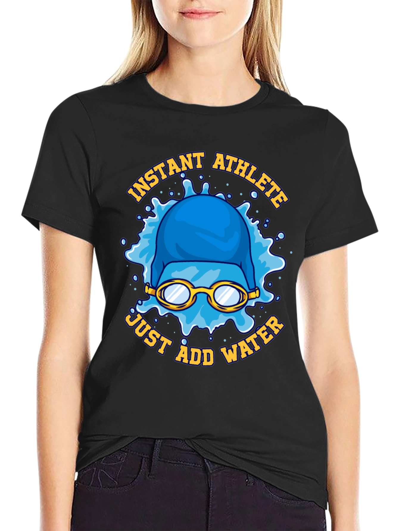 Instant Athlete: Just Add Water Graphic T-Shirt