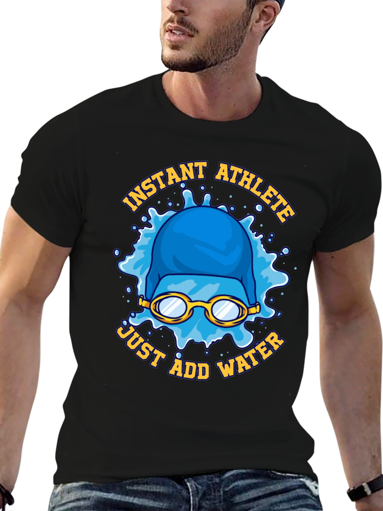 Instant Athlete: Just Add Water Graphic T-Shirt