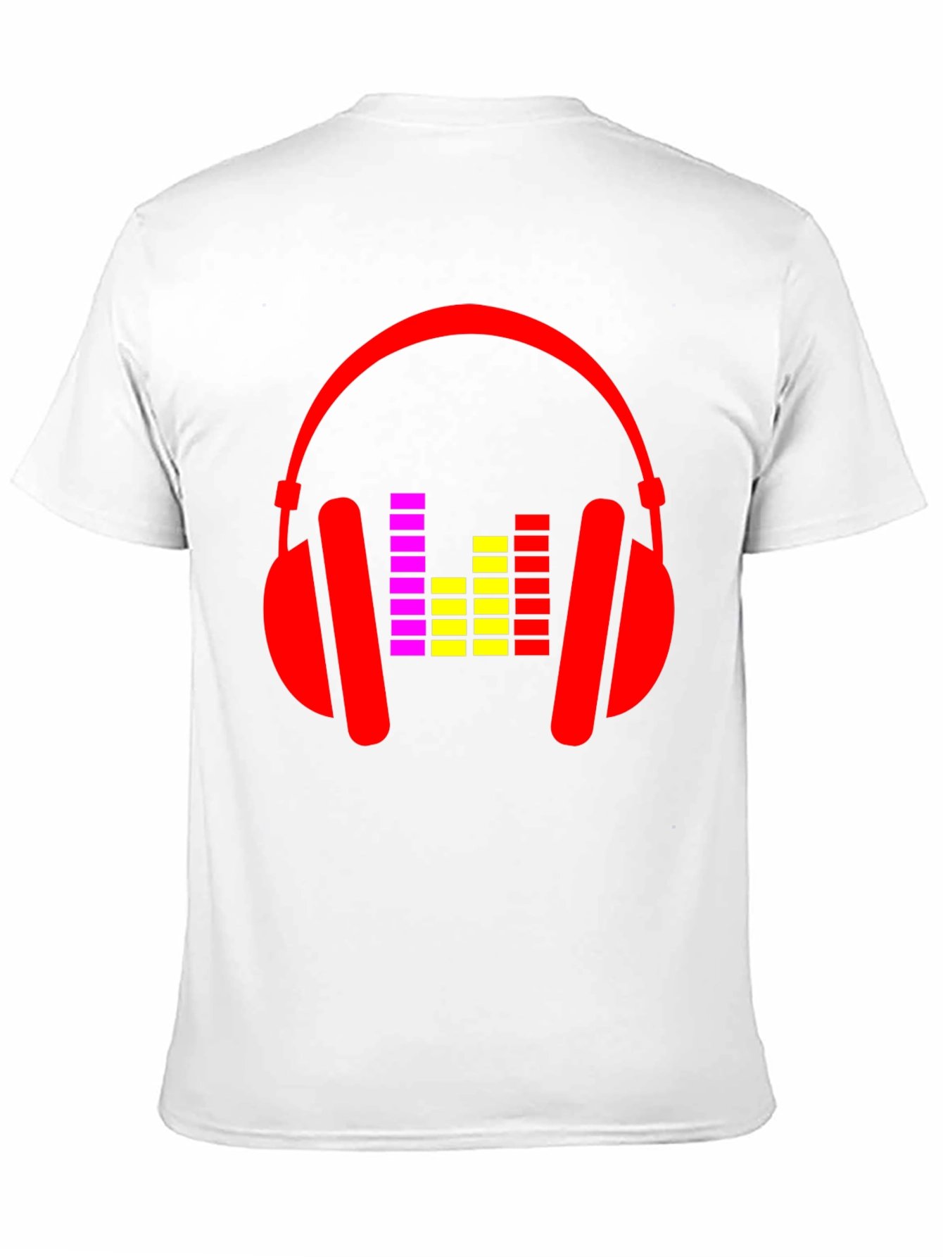 Headphone Graphic Tee - Black Music Lover T-Shirt