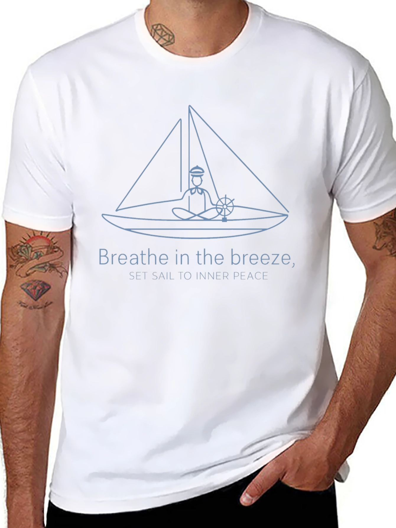 Breathe in the Breeze Graphic Tee