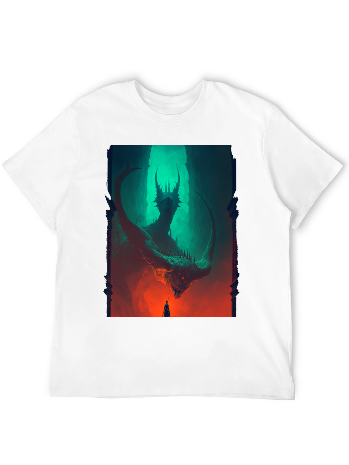 Dragon Graphic T-Shirt - Dark Fantasy Tee