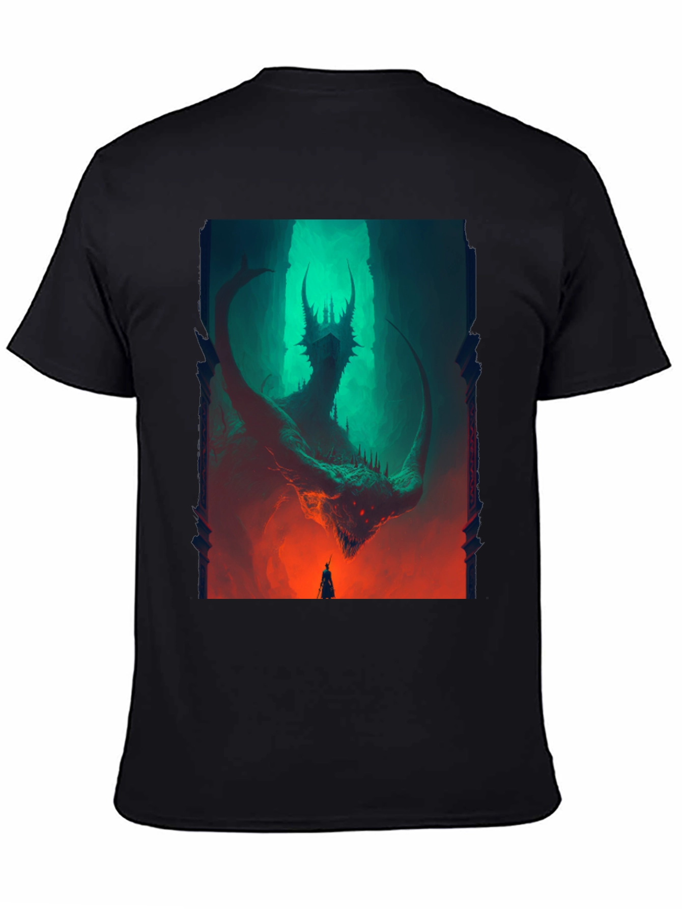 Dragon Graphic T-Shirt - Dark Fantasy Tee