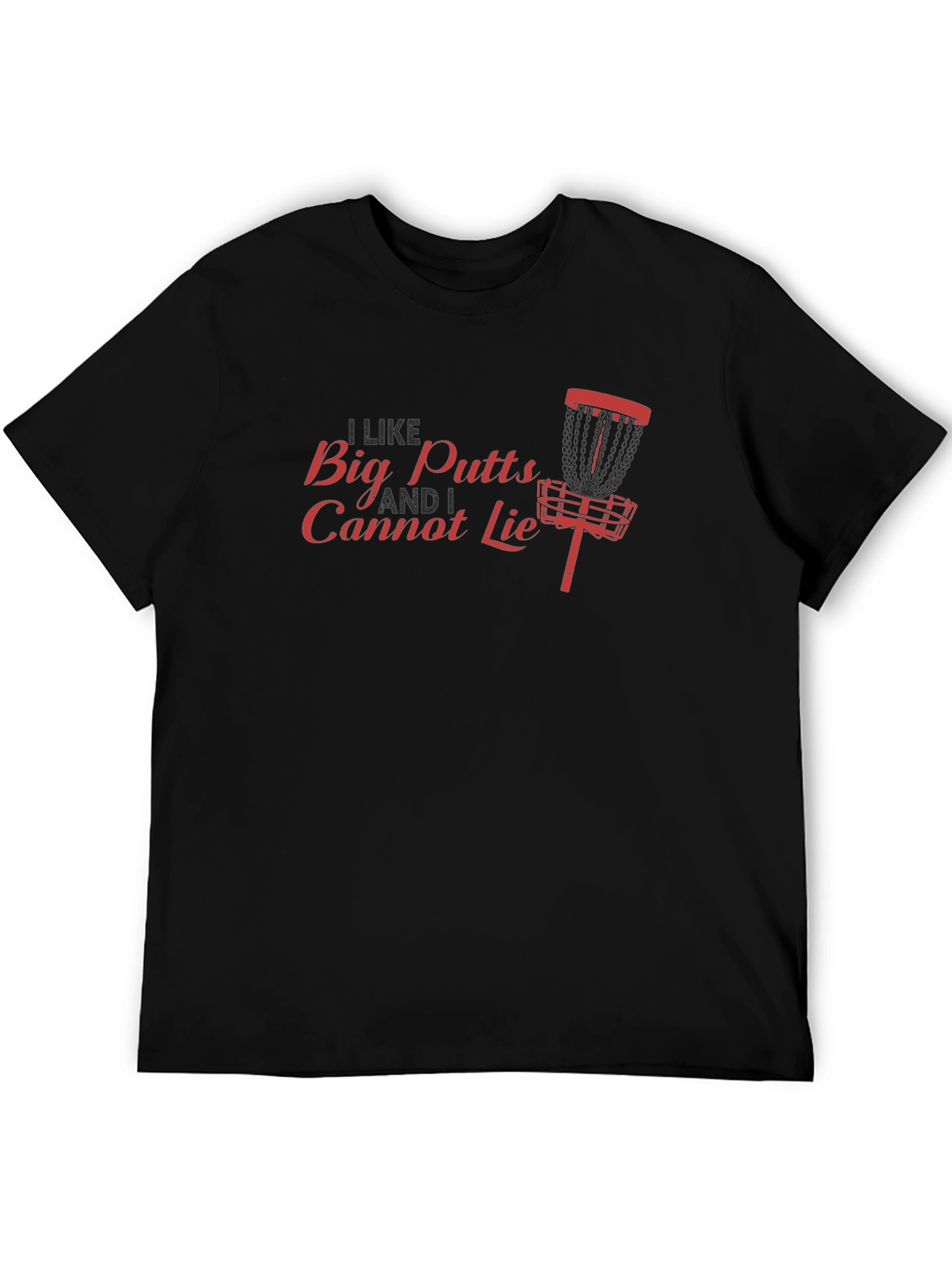 I Like Big Putts Disc Golf Graphic T-Shirt