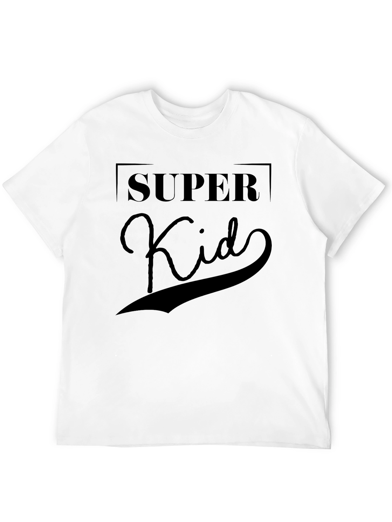 Super Kid Graphic Tee - Black