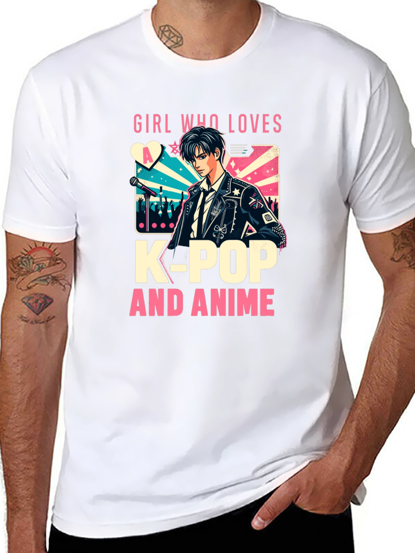 K-Pop & Anime Fan T-Shirt - Unique Graphic Tee