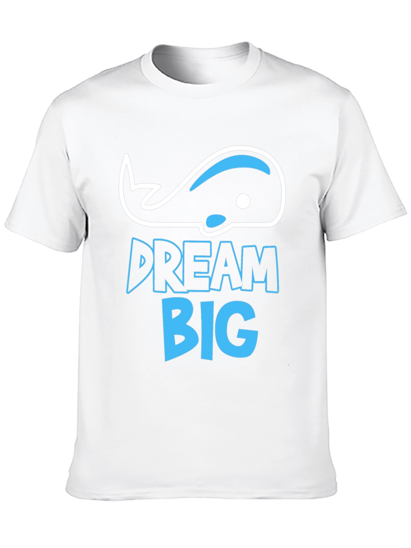 Dream Big Whale T-Shirt - Black Cotton Tee