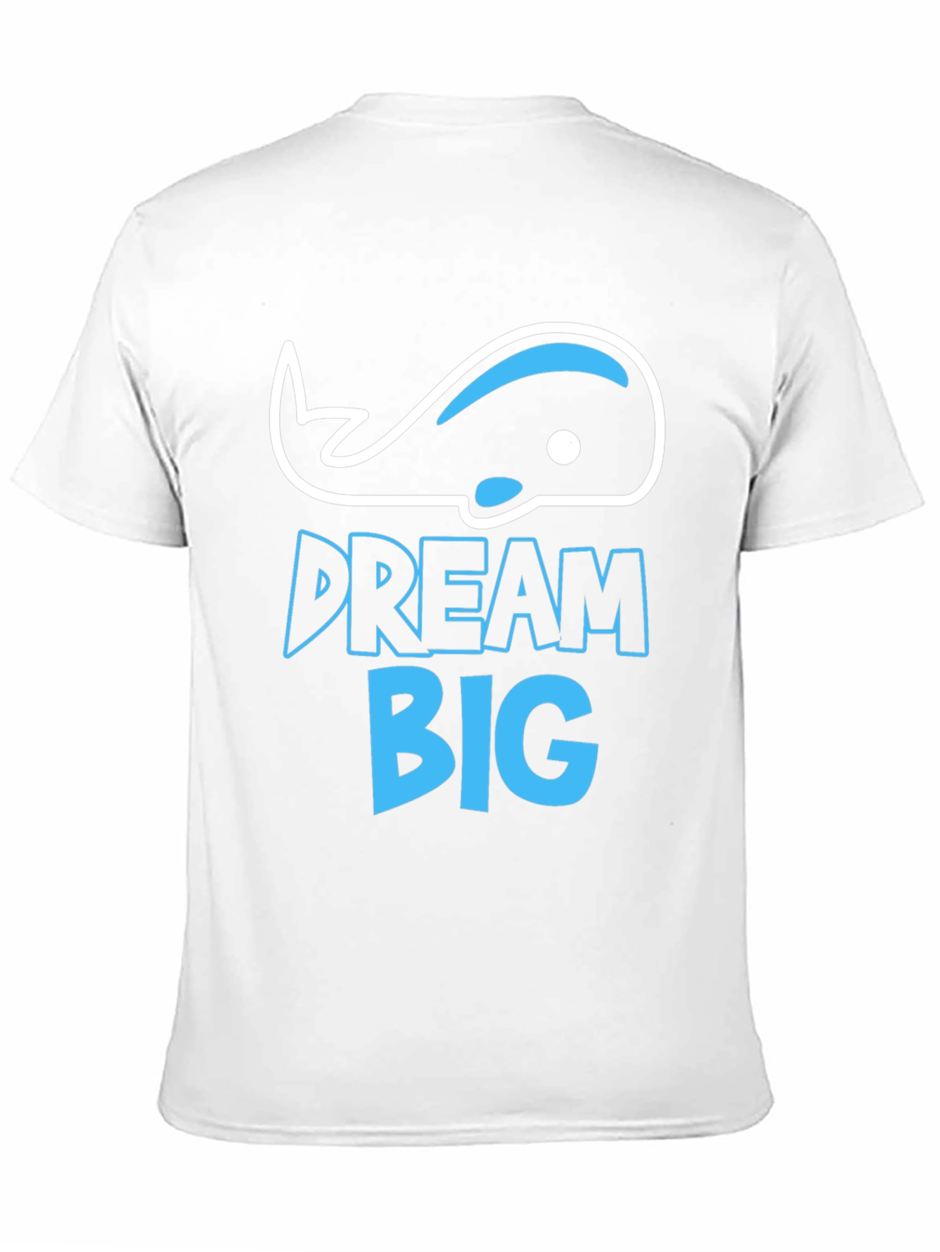 Dream Big Whale T-Shirt - Black Cotton Tee