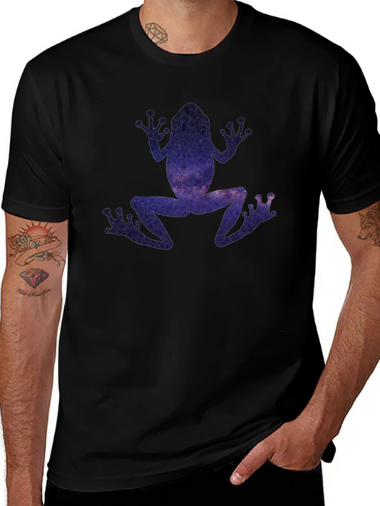 Galaxy Frog Graphic Tee - Unique Design Comfortable Fit