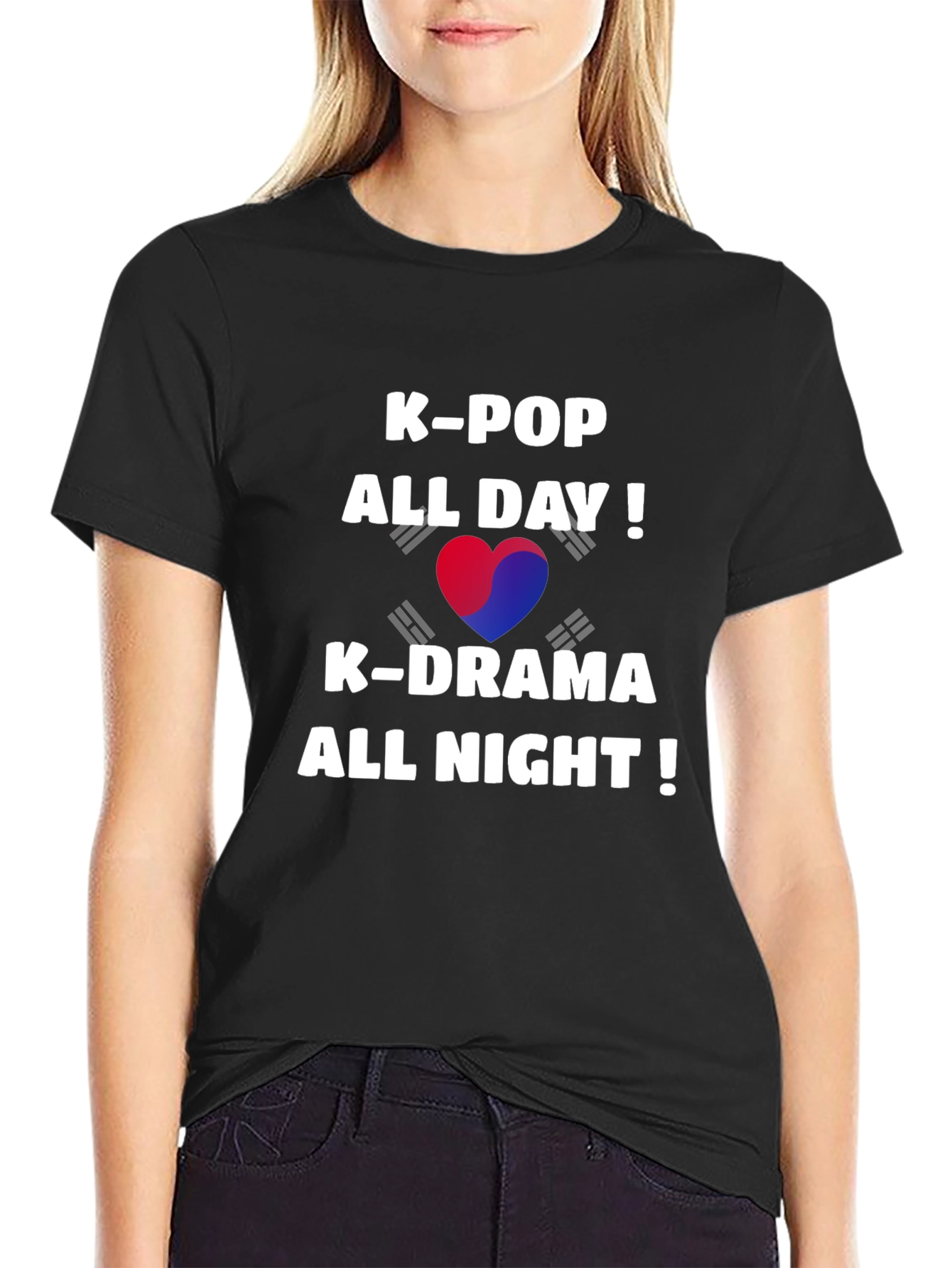 K-Pop All Day K-Drama All Night T-Shirt