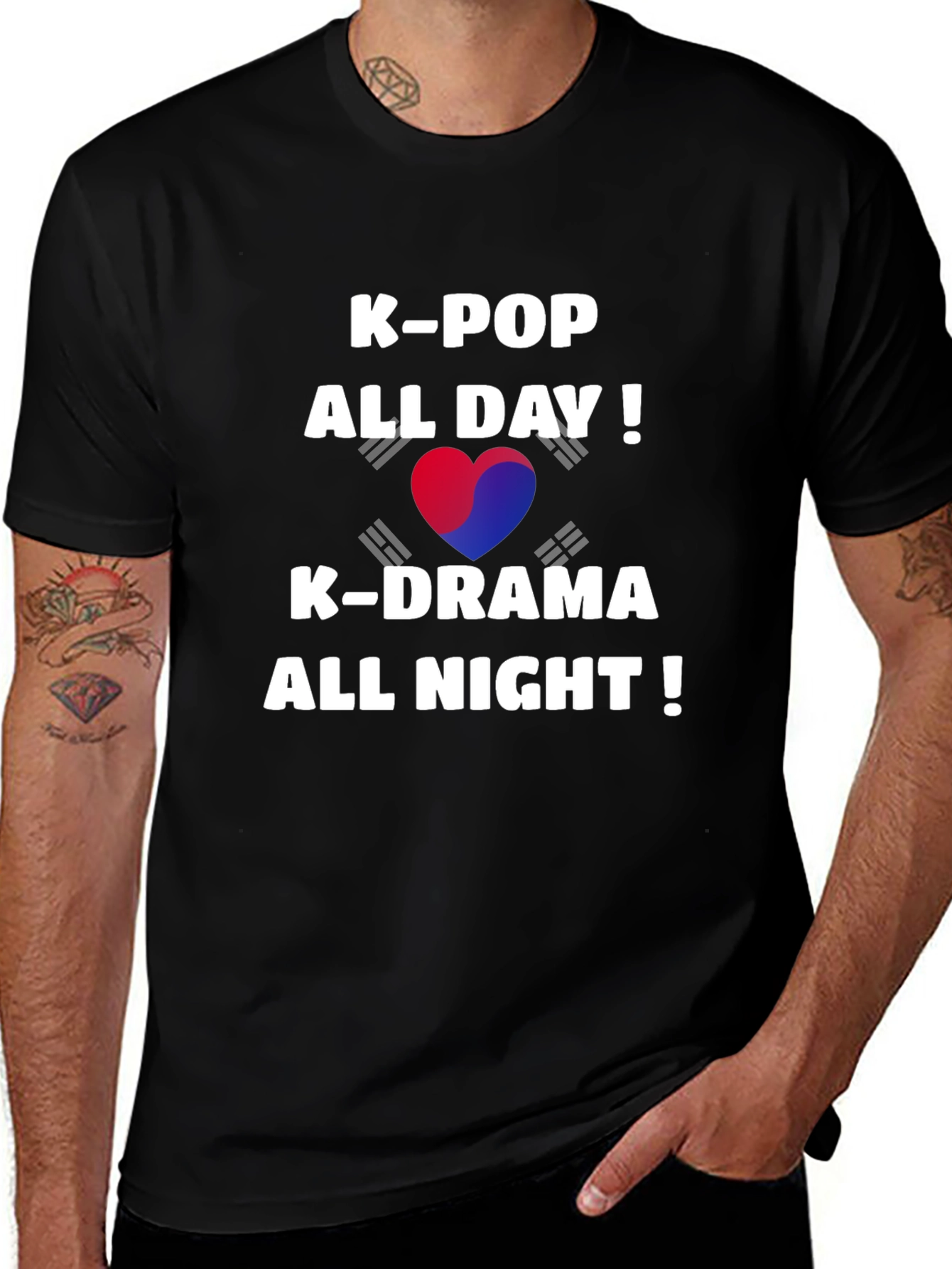 K-Pop All Day K-Drama All Night T-Shirt