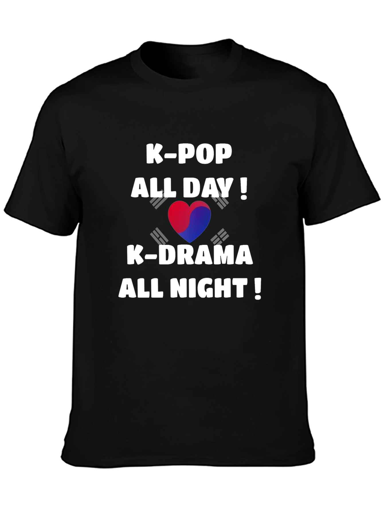 K-Pop All Day K-Drama All Night T-Shirt