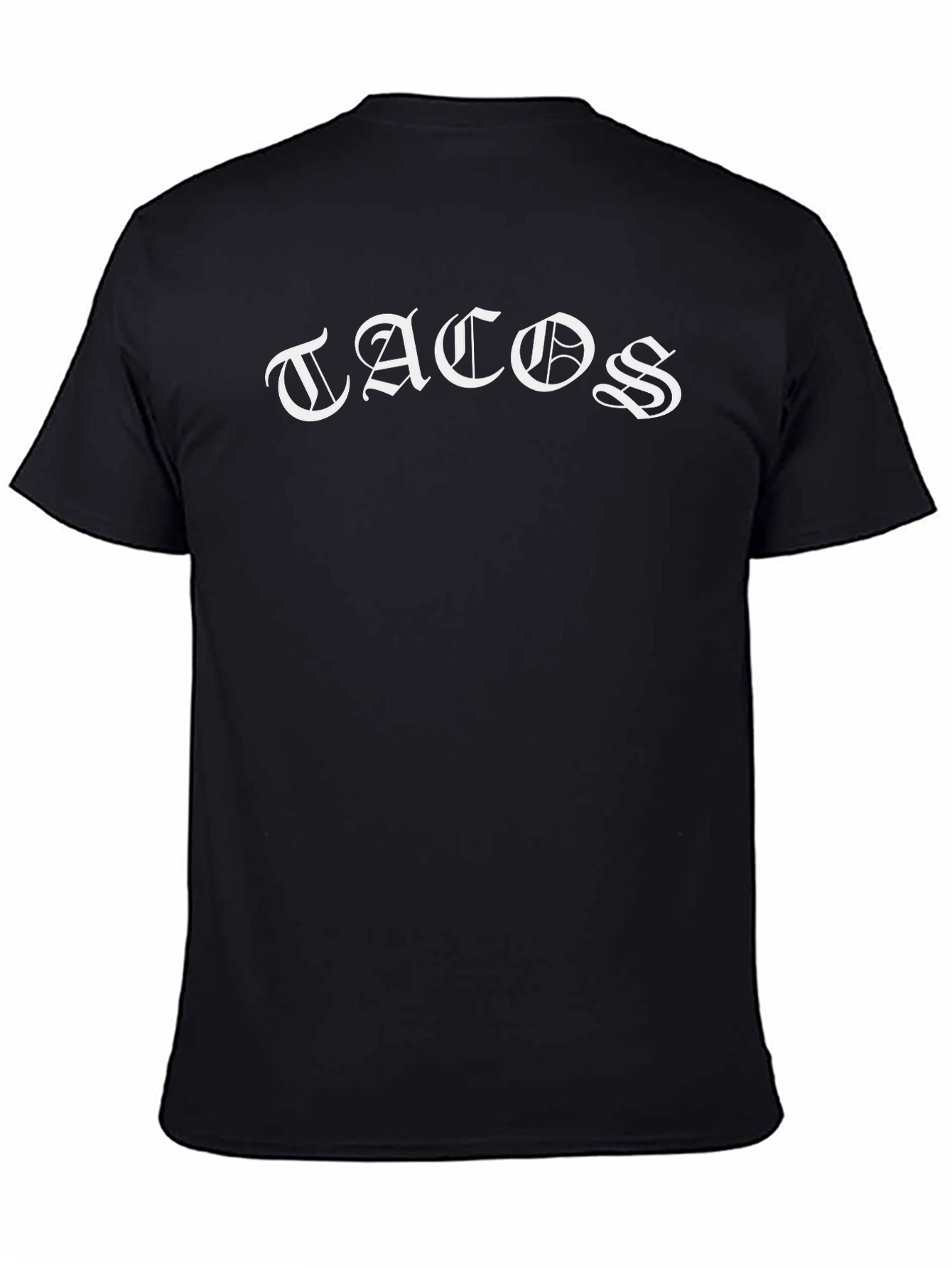 Tacos Graphic T-Shirt - Black