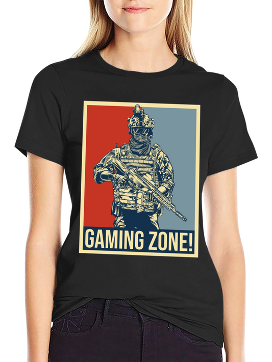Gaming Zone Soldier T-Shirt - Black