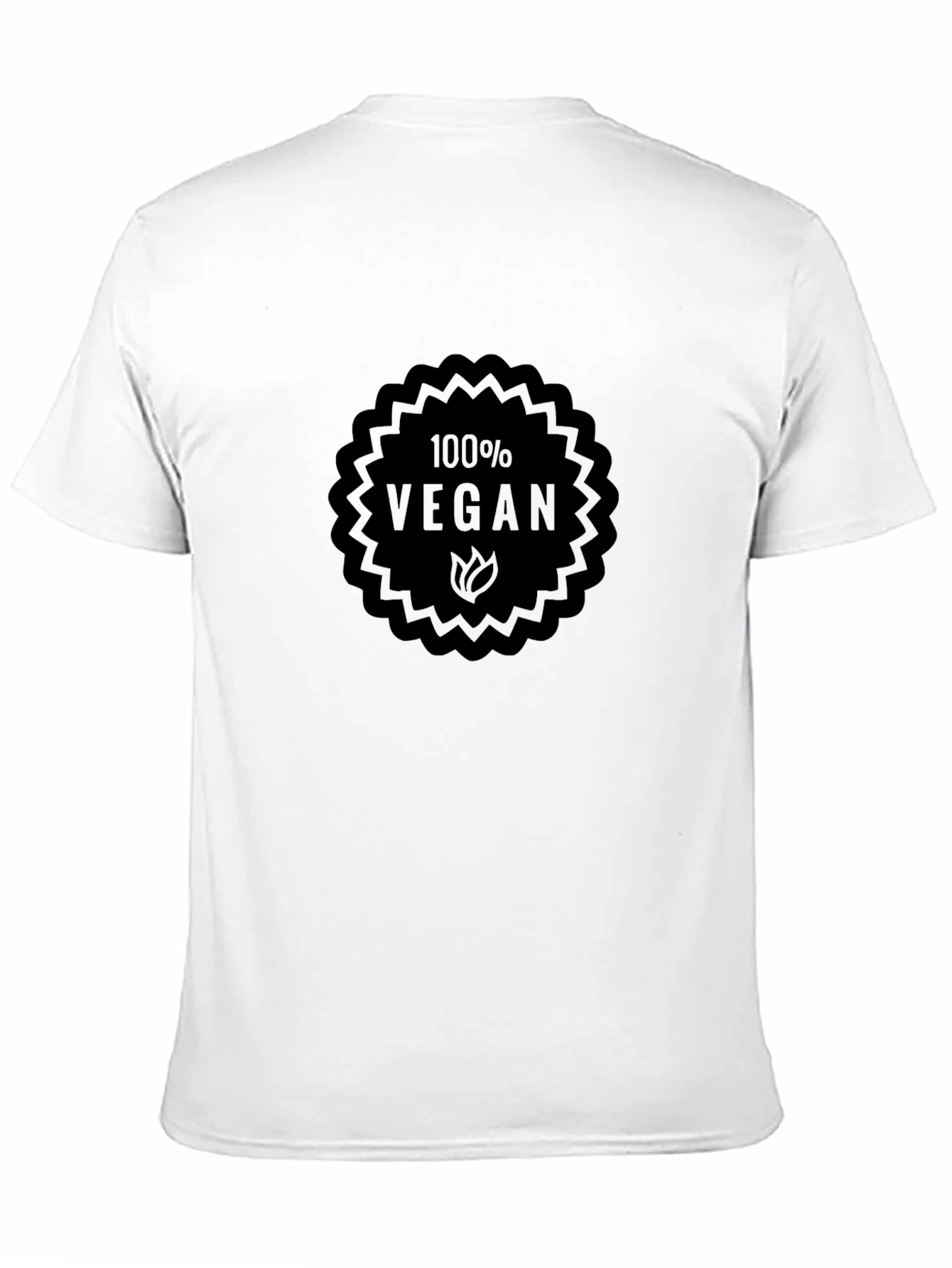 100% Vegan Graphic Tee -  Stylish Plant-Based Fashion