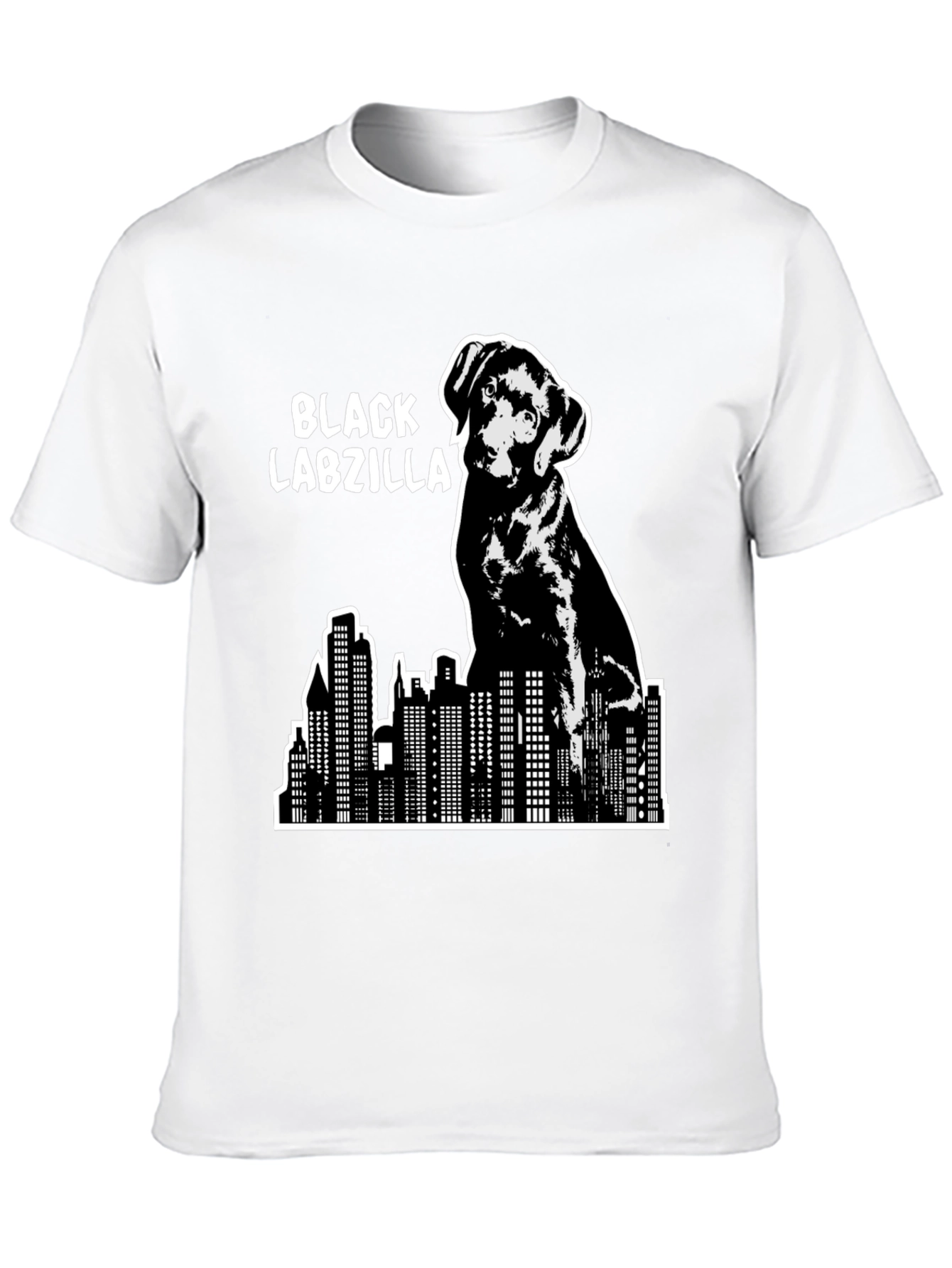 Black Labzilla T-Shirt - Funny Dog Lover Tee