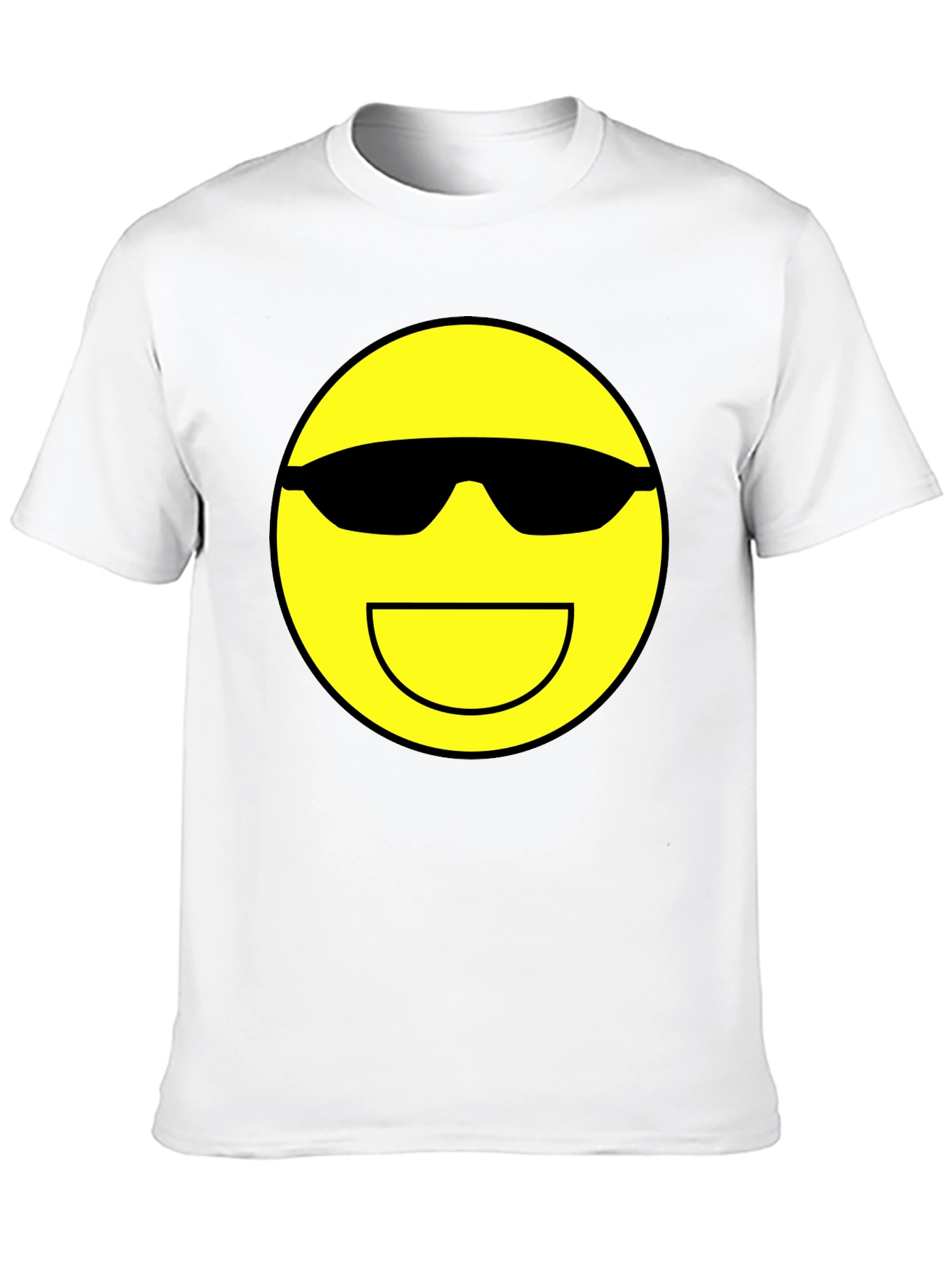 Cool Emoji Graphic Tee - Black