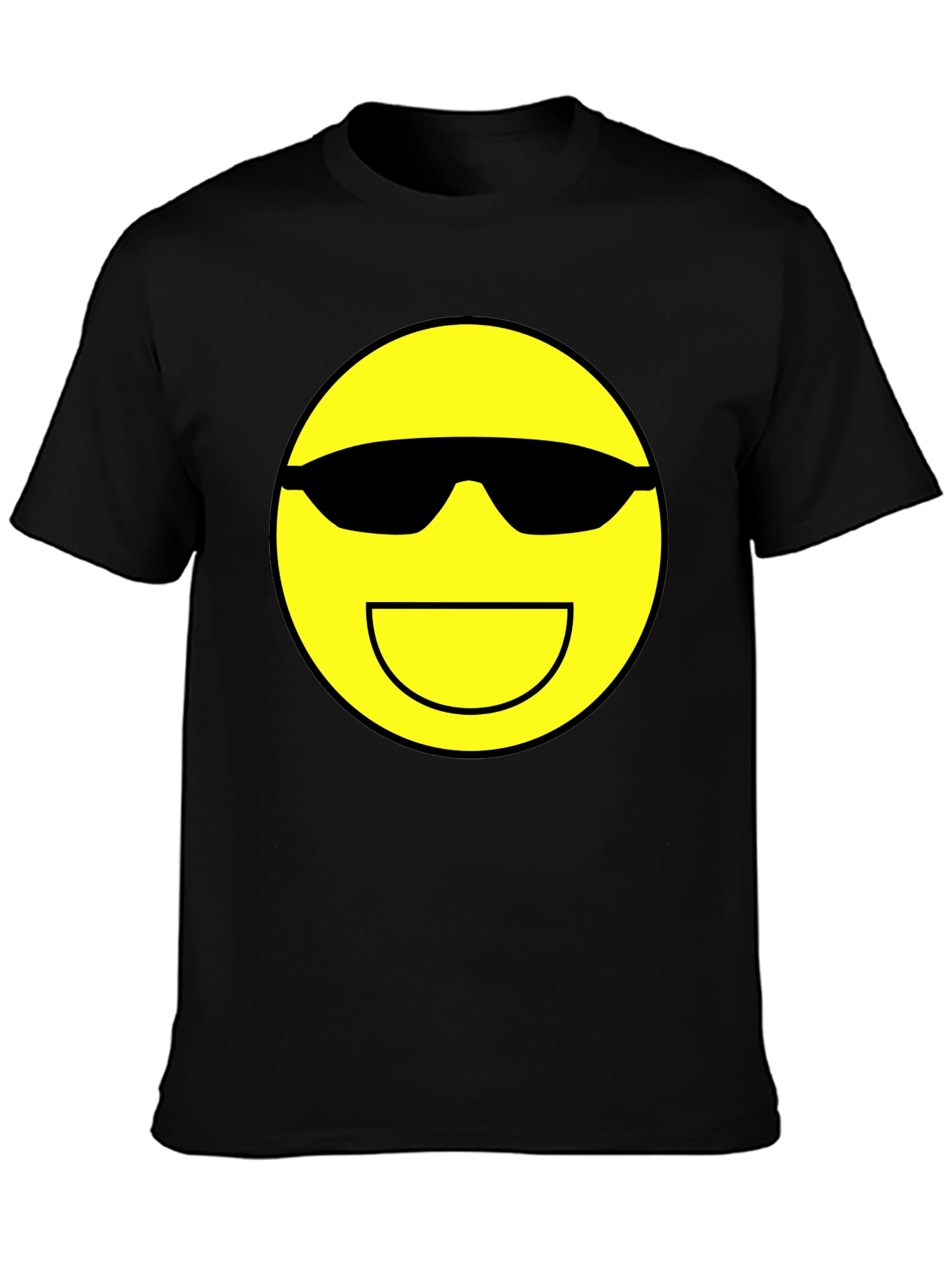 Cool Emoji Graphic Tee - Black