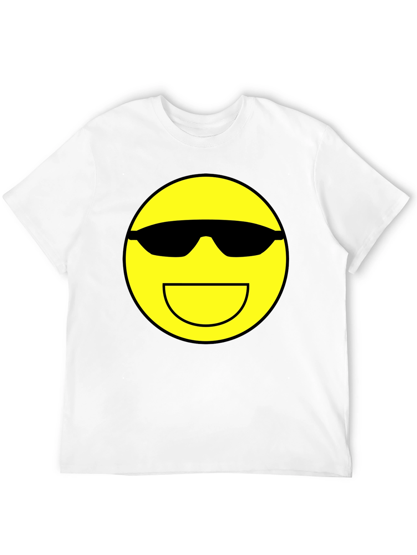 Cool Emoji Graphic Tee - Black