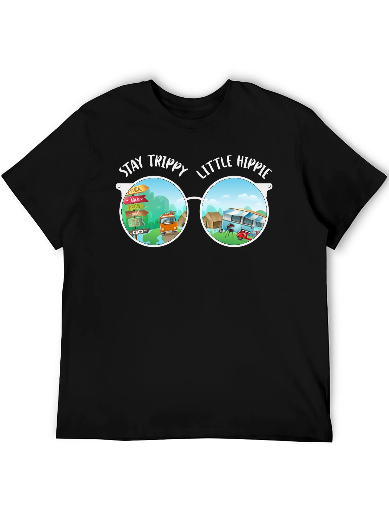 Stay Trippy Little Hippie Graphic Tee