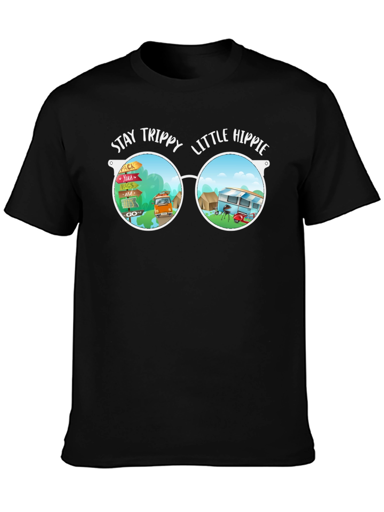 Stay Trippy Little Hippie Graphic Tee
