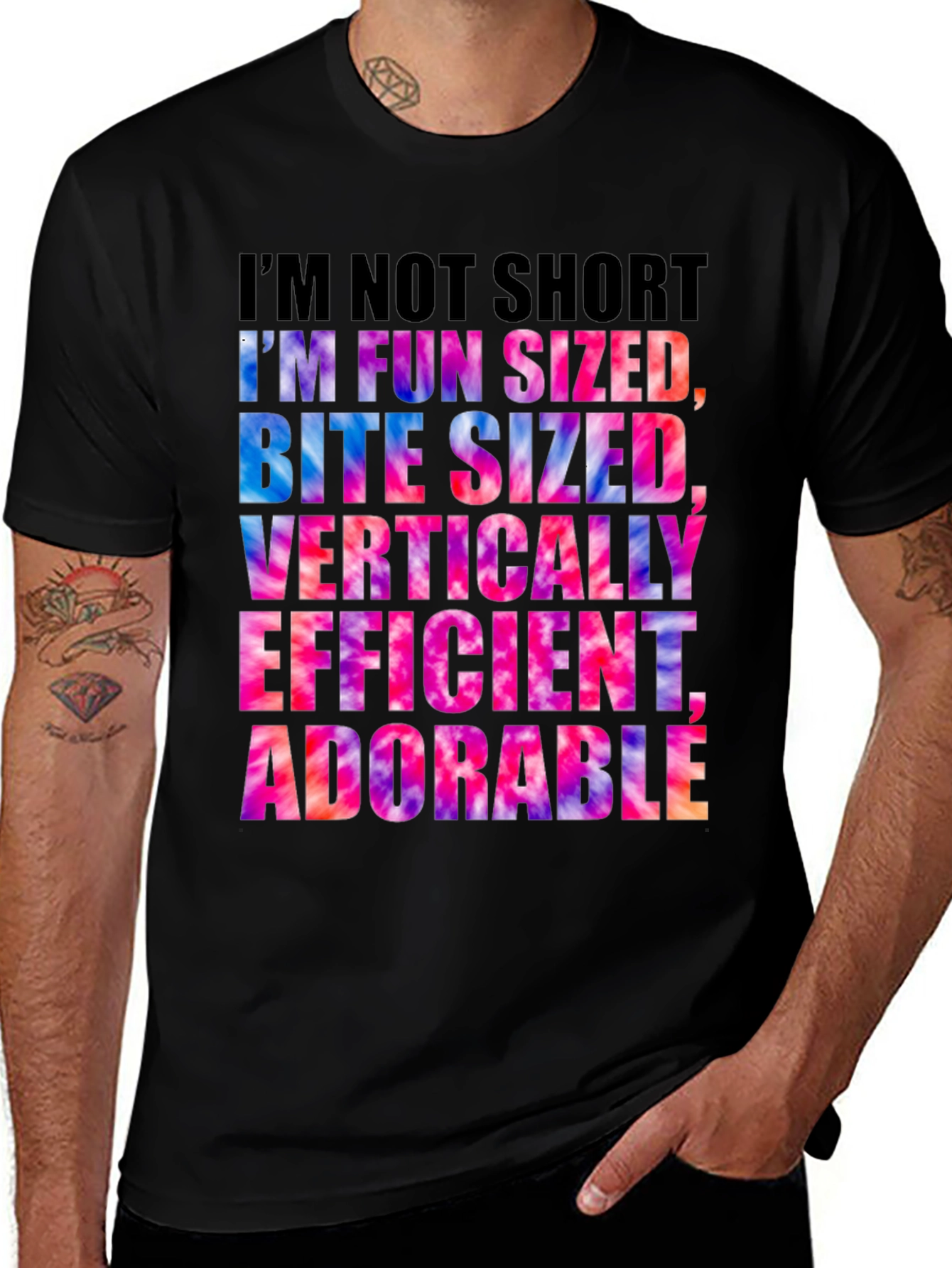 Fun-Sized Tie-Dye Graphic Tee
