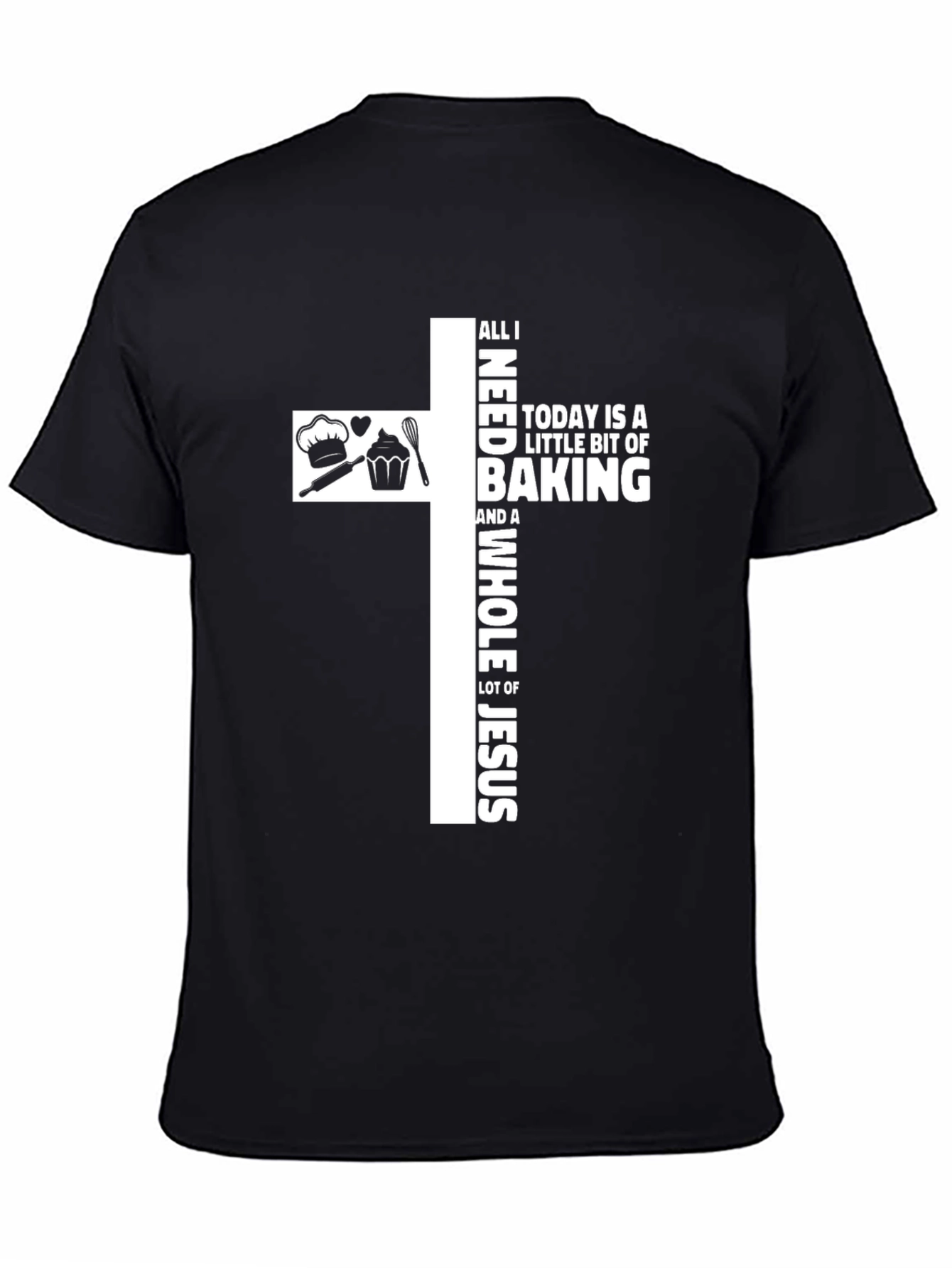 Baking & Jesus Graphic Tee | Christian T-Shirt