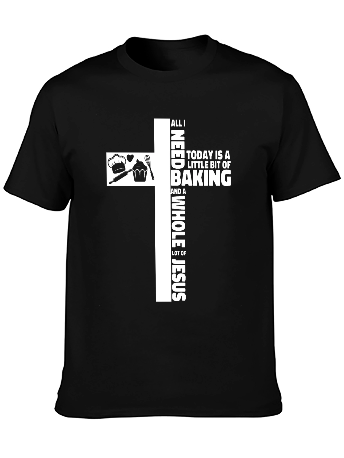 Baking & Jesus Graphic Tee | Christian T-Shirt