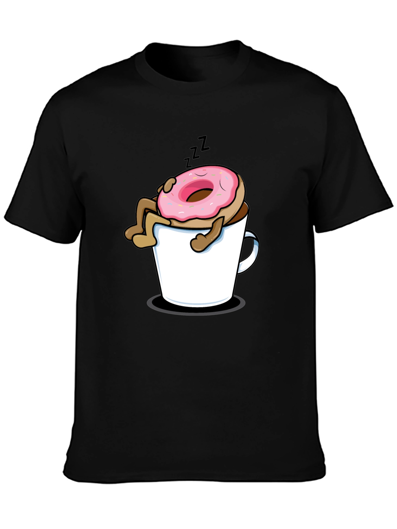 Sleepy Donut Black T-Shirt