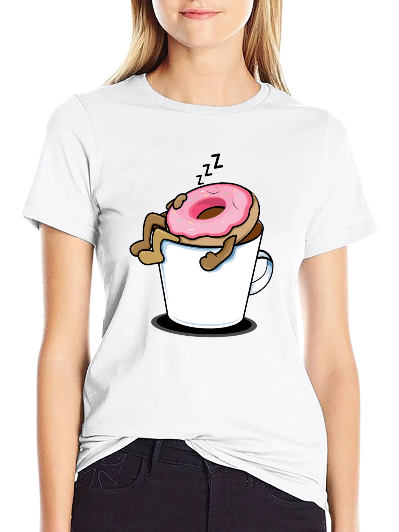Sleepy Donut Black T-Shirt