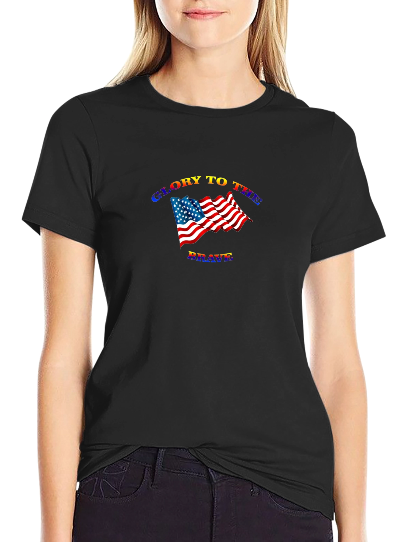 Glory to the Brave Patriotic T-Shirt