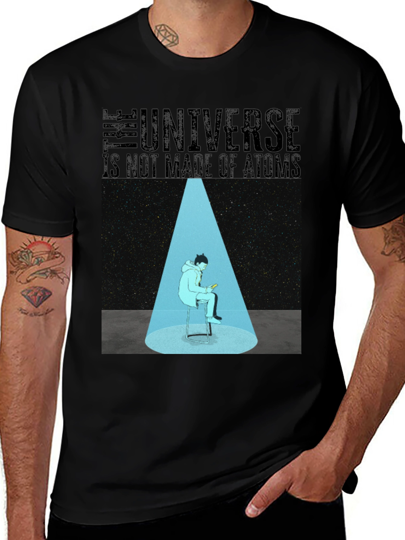 The Universe Tee: Atomic Insight Graphic T-Shirt