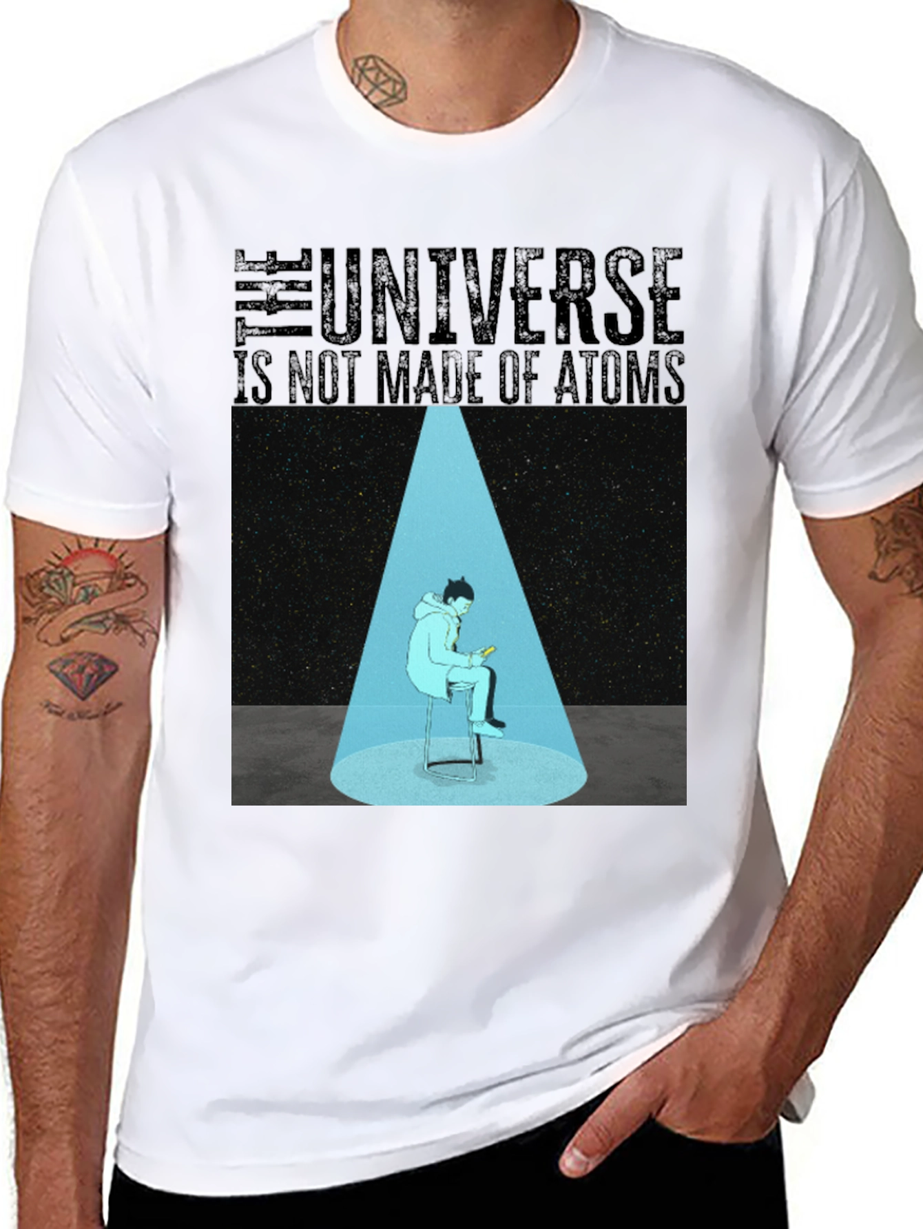 The Universe Tee: Atomic Insight Graphic T-Shirt