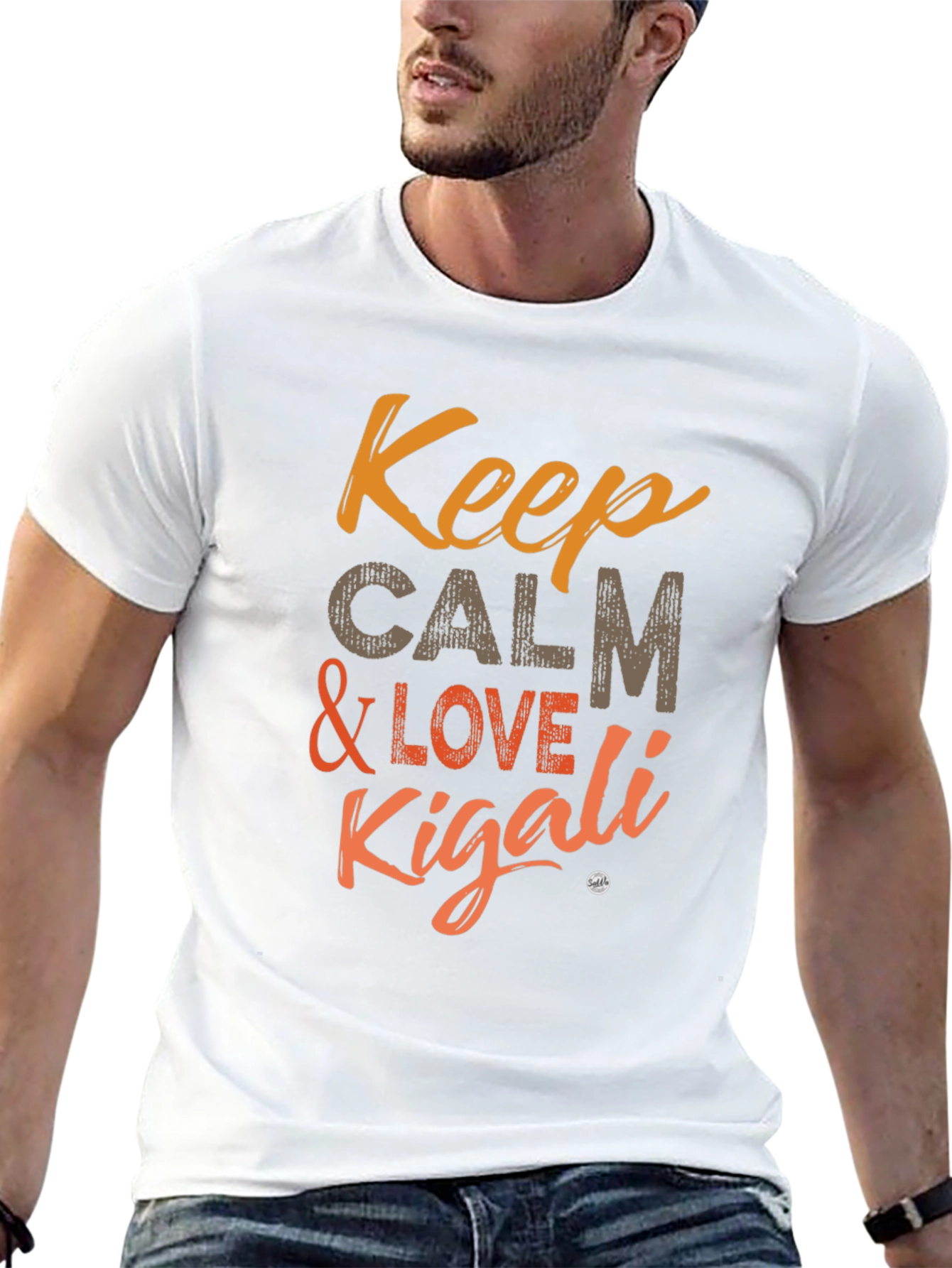 Keep Calm & Love Kigali Graphic T-Shirt