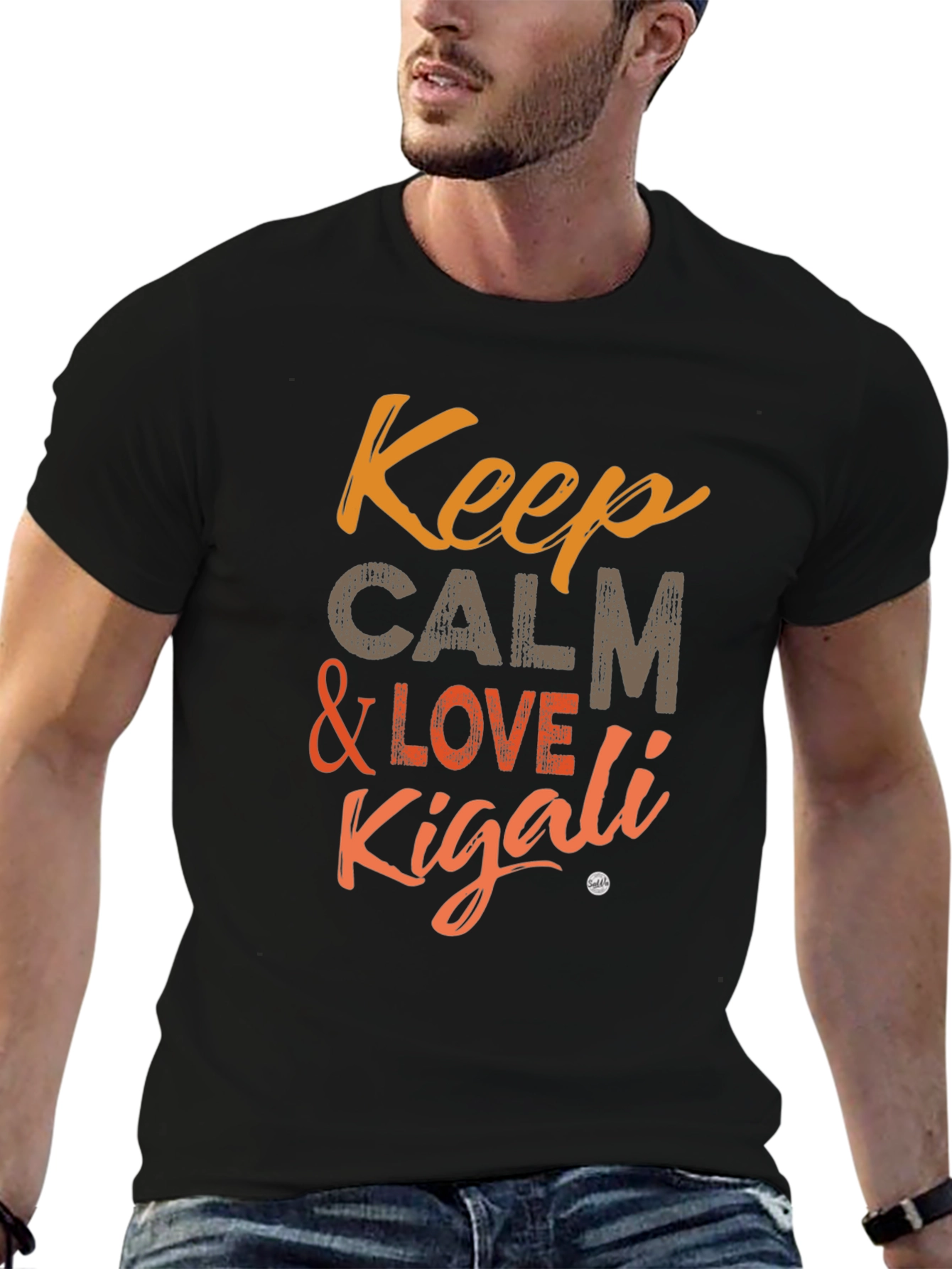 Keep Calm & Love Kigali Graphic T-Shirt
