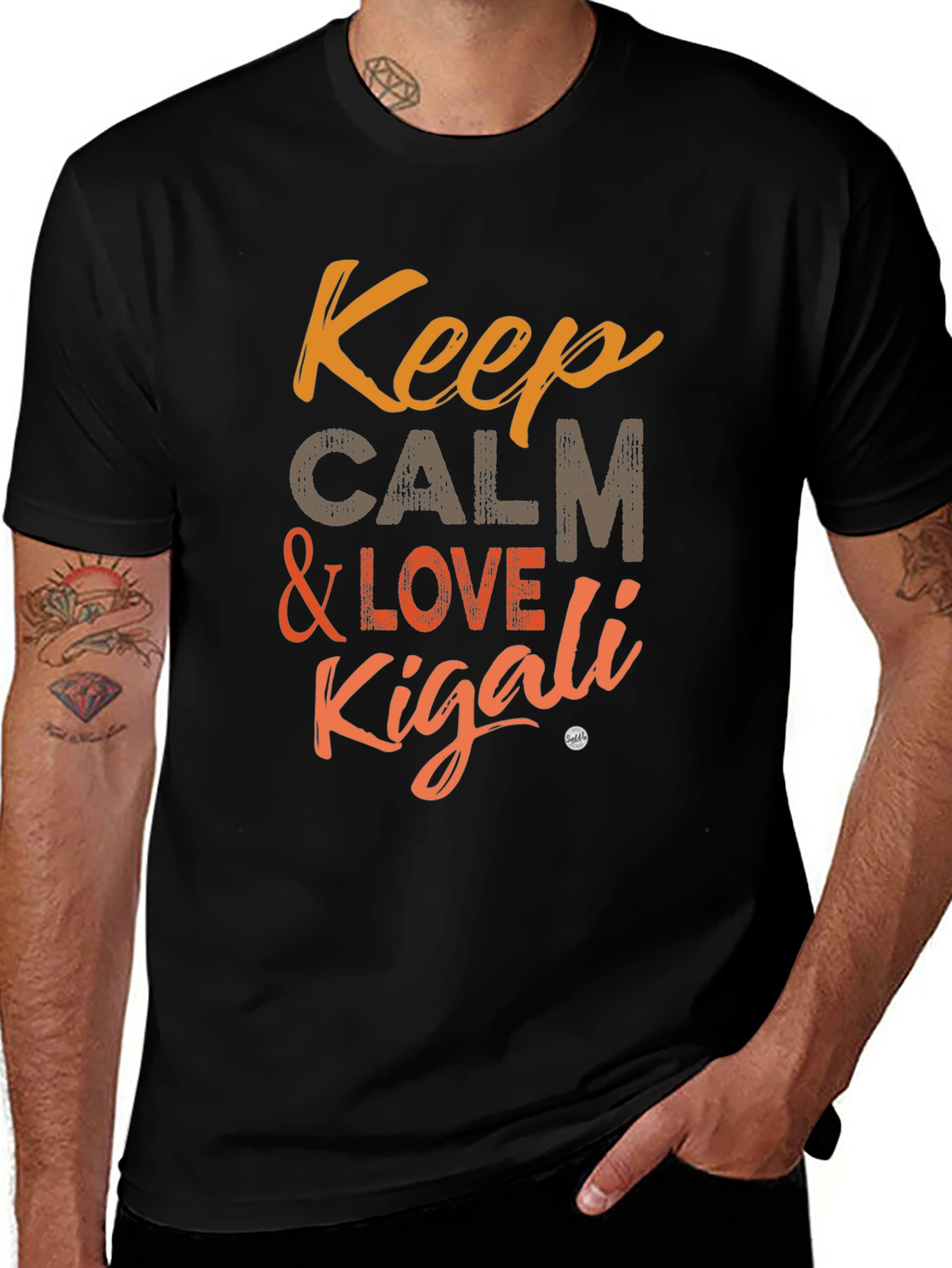 Keep Calm & Love Kigali Graphic T-Shirt